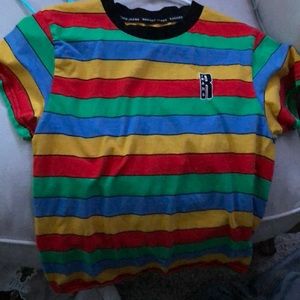 a multicolored women's shirt